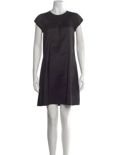 Pre-owned Calypso St Barth Silk Mini Dress In Black