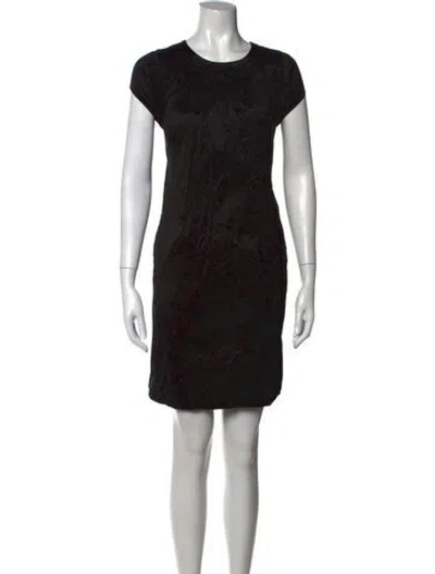 Pre-owned Calypso St Barth Silk Mini Dress In Black