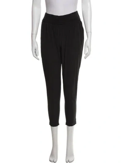 Pre-owned Calypso St Barth Silk Sweatpants In Black
