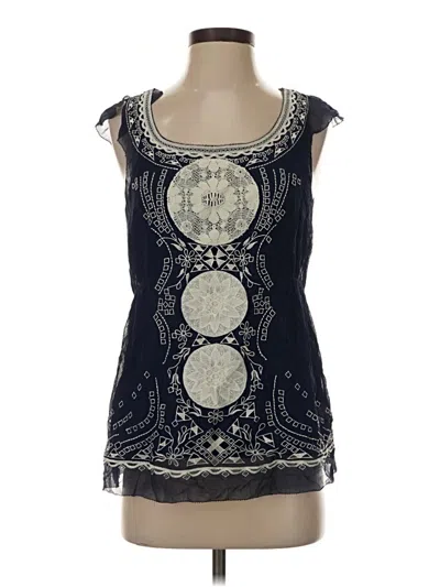 Pre-owned Calypso St Barth Sleeveless Blouse In Black