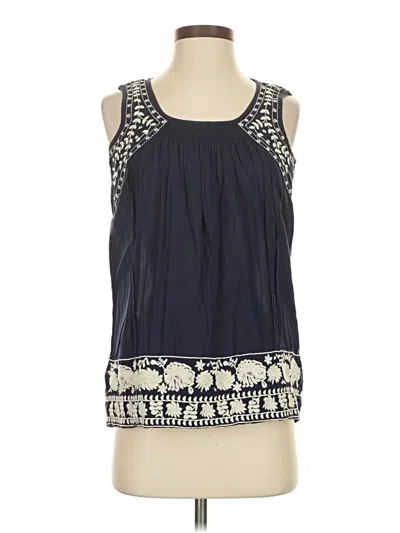 Pre-owned Calypso St Barth Sleeveless Blouse In Blue