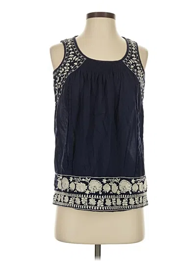 Pre-owned Calypso St Barth Sleeveless Blouse In Blue
