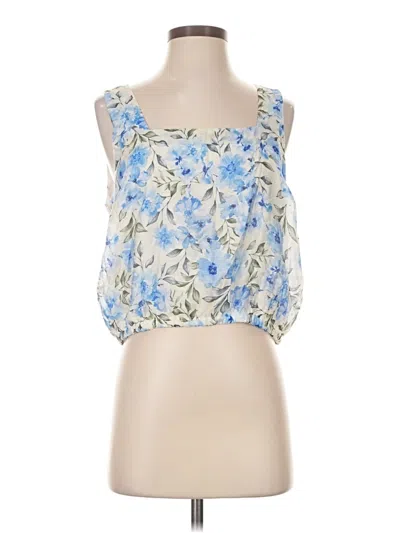 Pre-owned Calypso St Barth Sleeveless Blouse In Blue