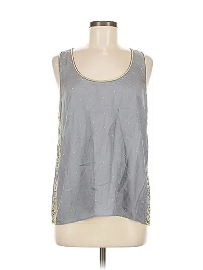 Pre-owned Calypso St Barth Sleeveless Blouse In Gray