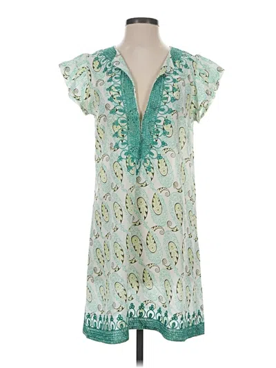 Pre-owned Calypso St Barth Sleeveless Blouse In Green