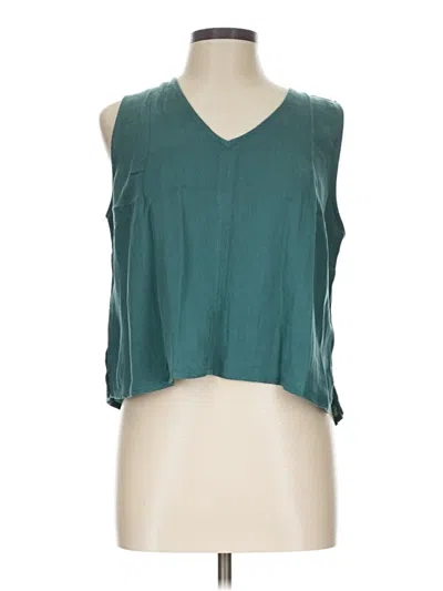 Calypso St Barth Sleeveless Blouse In Teal