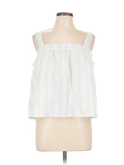 Pre-owned Calypso St Barth Sleeveless Blouse In White