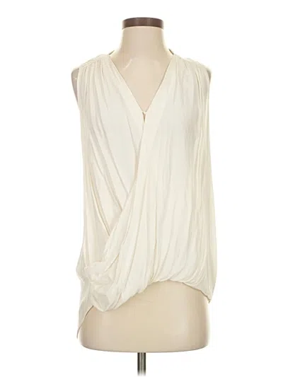 Pre-owned Calypso St Barth Sleeveless Blouse In White