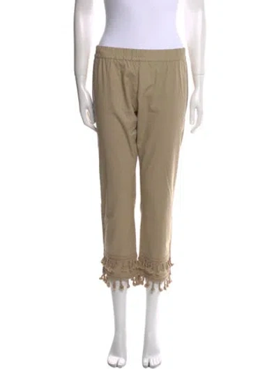 Pre-owned Calypso St Barth Straight Leg Pants In Neutral