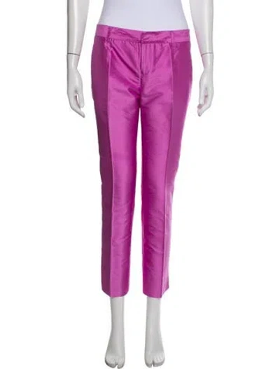 Pre-owned Calypso St Barth Straight Leg Pants In Purple