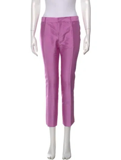 Pre-owned Calypso St Barth Straight Leg Pants In Purple