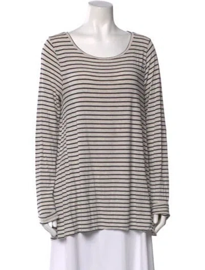 Pre-owned Calypso St Barth Striped Crew Neck Top In Multi