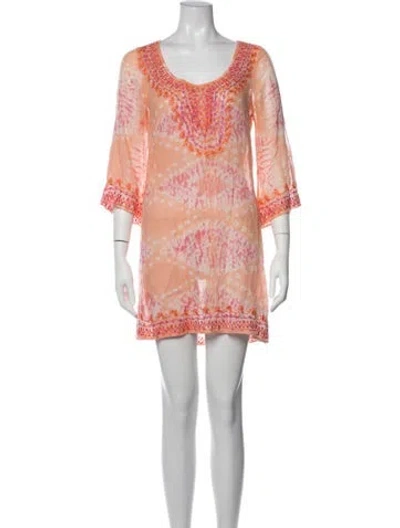 Pre-owned Calypso St Barth Tie-dye Print Nightgown In Multicolor