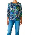 Calypso St Barth Tropical Toucan Print Long Sleeve Top In Floral In Multi
