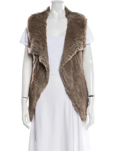 Pre-owned Calypso St Barth Vest In Brown