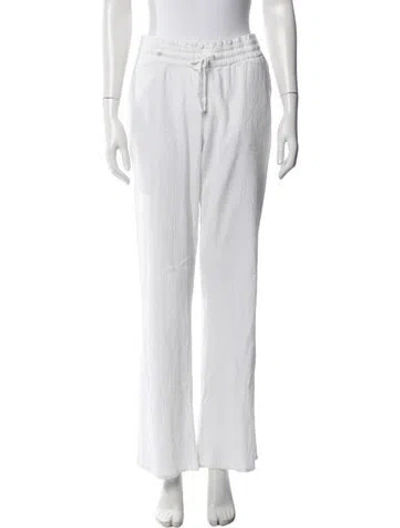 Pre-owned Calypso St Barth Wide Leg Pants In White