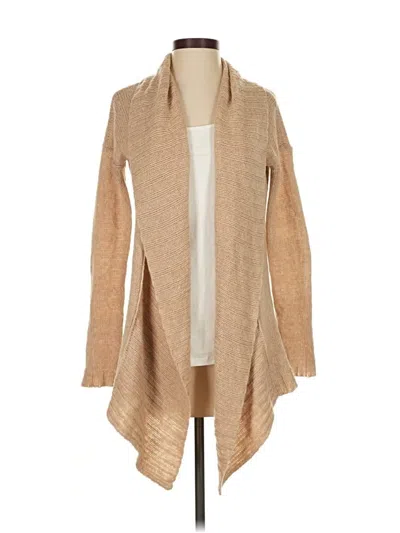 Pre-owned Calypso St Barth Wool Cardigan Sweater In Tan