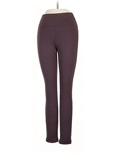 Pre-owned Calzedonia Active Pants In Burgundy
