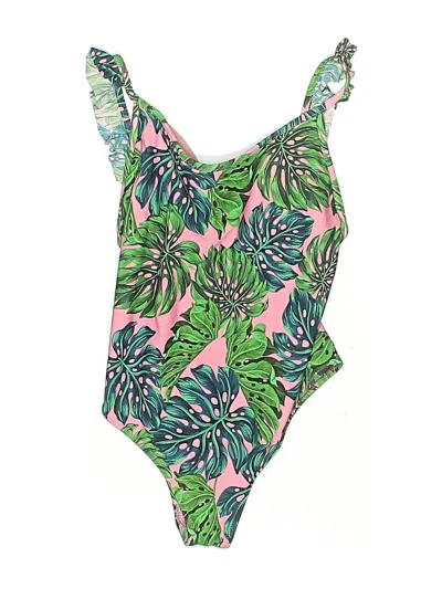Pre-owned Calzedonia One Piece Swimsuit In Green