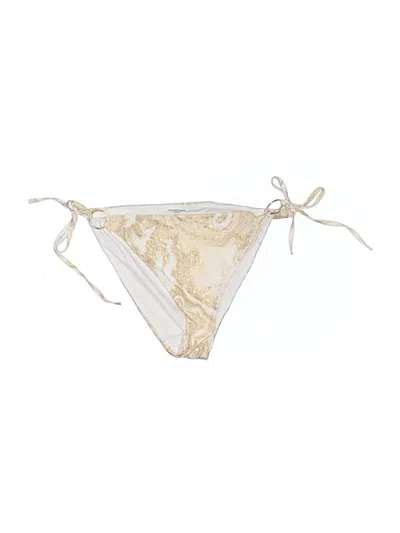 Pre-owned Calzedonia Swimsuit Bottoms In Gold