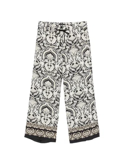 Cambio Adrienne Baroque-print Trousers In Multi