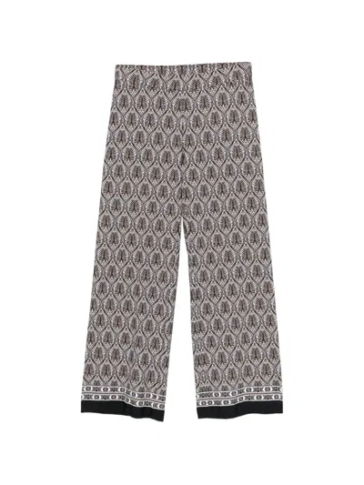 Cambio Allison Geometric-print Palazzo Pants In Multi