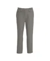 Cambio Cropped Trousers With Gold Button Detail And Tailored Fit In Gray