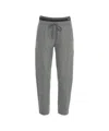 Cambio Eden Relaxed Fit Joggers With Elasticized Waistband And Tapered Leg In Gray