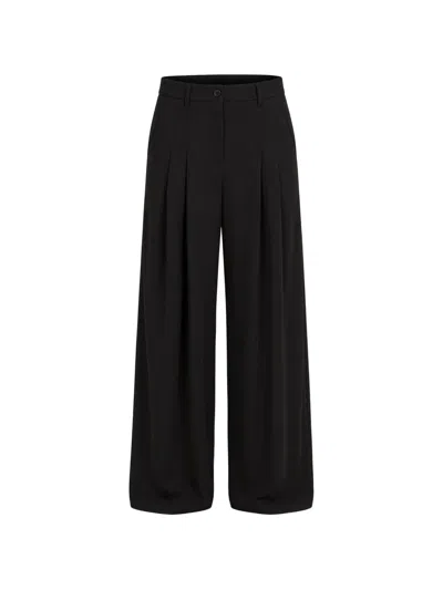 Cambio Eleven Wide-leg Trousers In Black