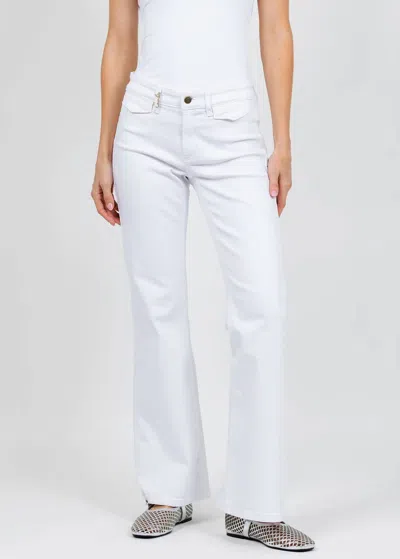 Cambio Fabienne Pocket Jeans In White