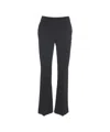 Cambio Classic Straight Cut Francoise Chinos In Black