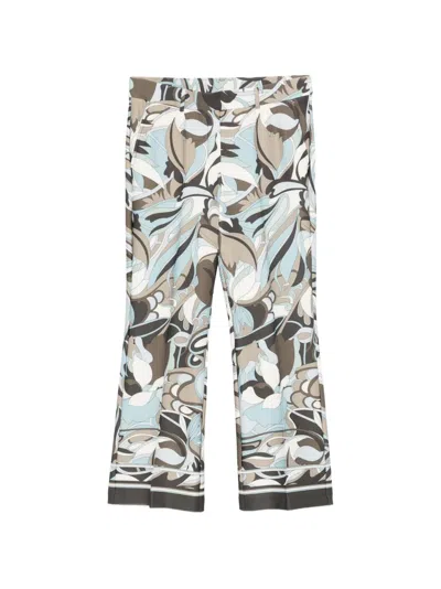 Cambio Francoise Abstract-print Trousers In Multi