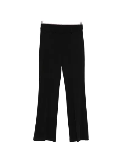 Cambio Francoise Flared Trousers In 블랙