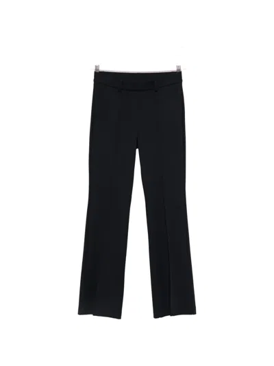 Cambio Francoise Flared Trousers In 블루