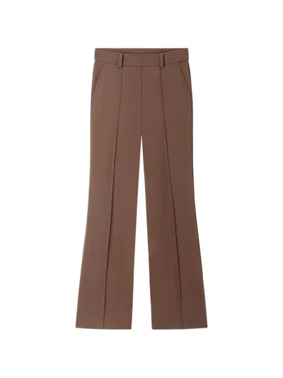 Cambio Francoise Pressed-crease Trousers In Brown