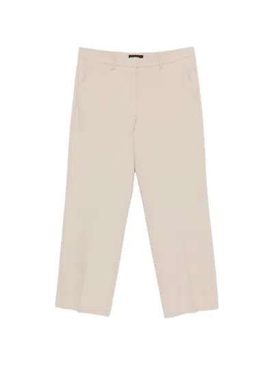 Cambio Goldy Straight Trousers In Neutral