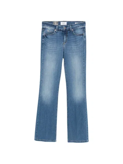 Cambio Paris Flared Jeans In 블루