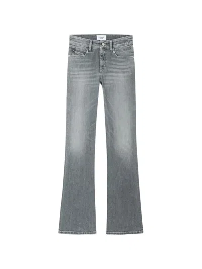 Cambio Paris Flared Jeans In Gray