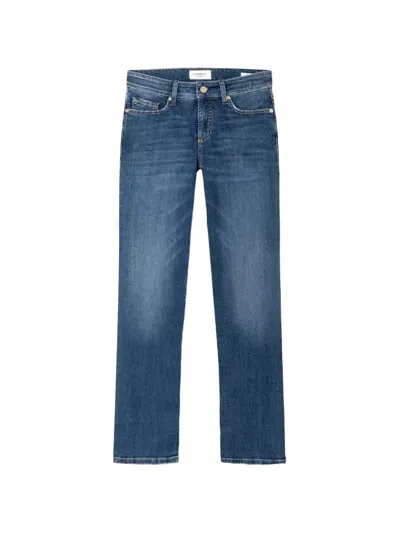 Cambio Piper Whiskered Jeans In Animal Print