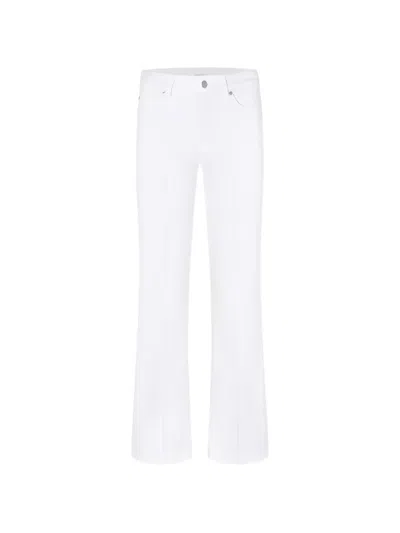Cambio White Flared Jeans