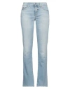 Cambio Woman Jeans Blue Size 8 Cotton, Hemp, Elastomultiester, Elastane In Blue