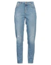 Cambio Woman Jeans Blue Size 6 Cotton, Elastomultiester, Elastane In Blue