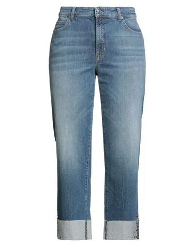 Cambio Woman Jeans Blue Size 6 Cotton, Lyocell, Elastane