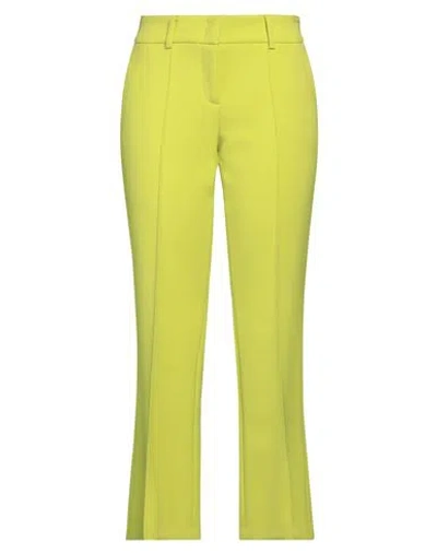 Cambio Woman Pants Lime Green Size 4 Polyester, Viscose, Cotton, Elastane