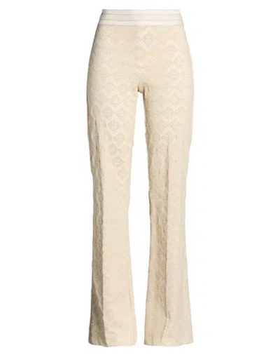 Cambio Woman Pants Beige Size 12 Polyamide, Modal, Polyester, Elastane In Blue