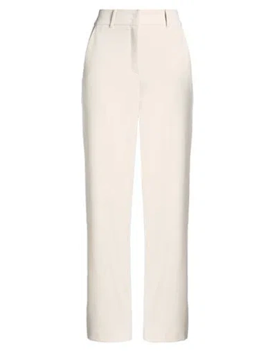 Cambio Woman Pants Beige Size 12 Polyester, Polyurethane In Sand