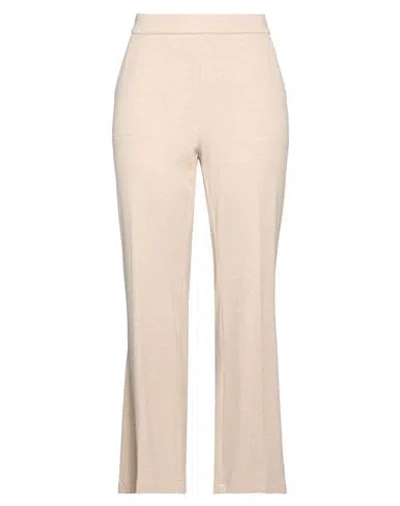 Cambio Woman Pants Beige Size 14 Viscose, Polyester, Cotton, Polyamide, Elastane