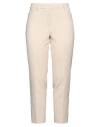 Cambio Woman Pants Beige Size 16 Polyester, Viscose, Cotton, Elastane In Neutral