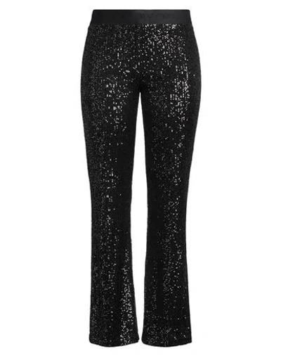 Cambio Woman Pants Black Size 12 Polyester, Modal, Elastane