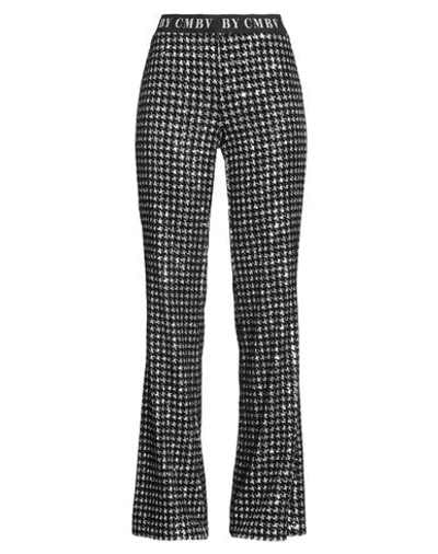 CAMBIO CAMBIO WOMAN PANTS BLACK SIZE 8 POLYESTER, MODAL, POLYAMIDE, ELASTANE